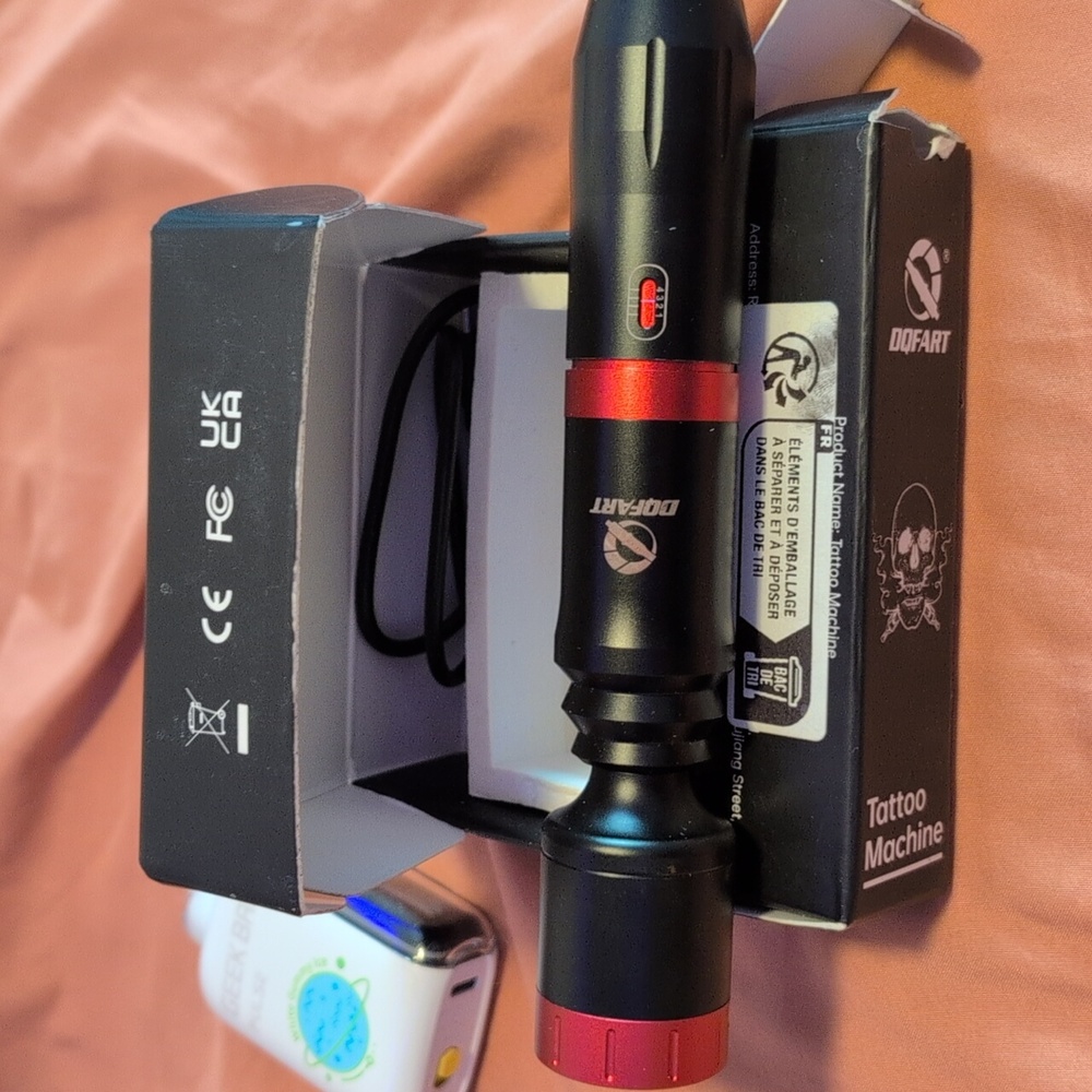 DOPE Black and Red Tattoo Machine